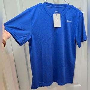 Nike Men's Blue Dri-FIT Shirt, Size M